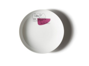 Набор из 2 фарфоровых тарелок