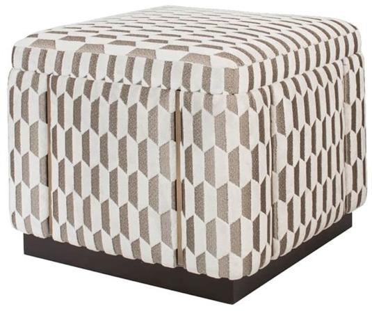 FRATO Квадратный пуф из ткани  Fup240005abr  - Вид №1