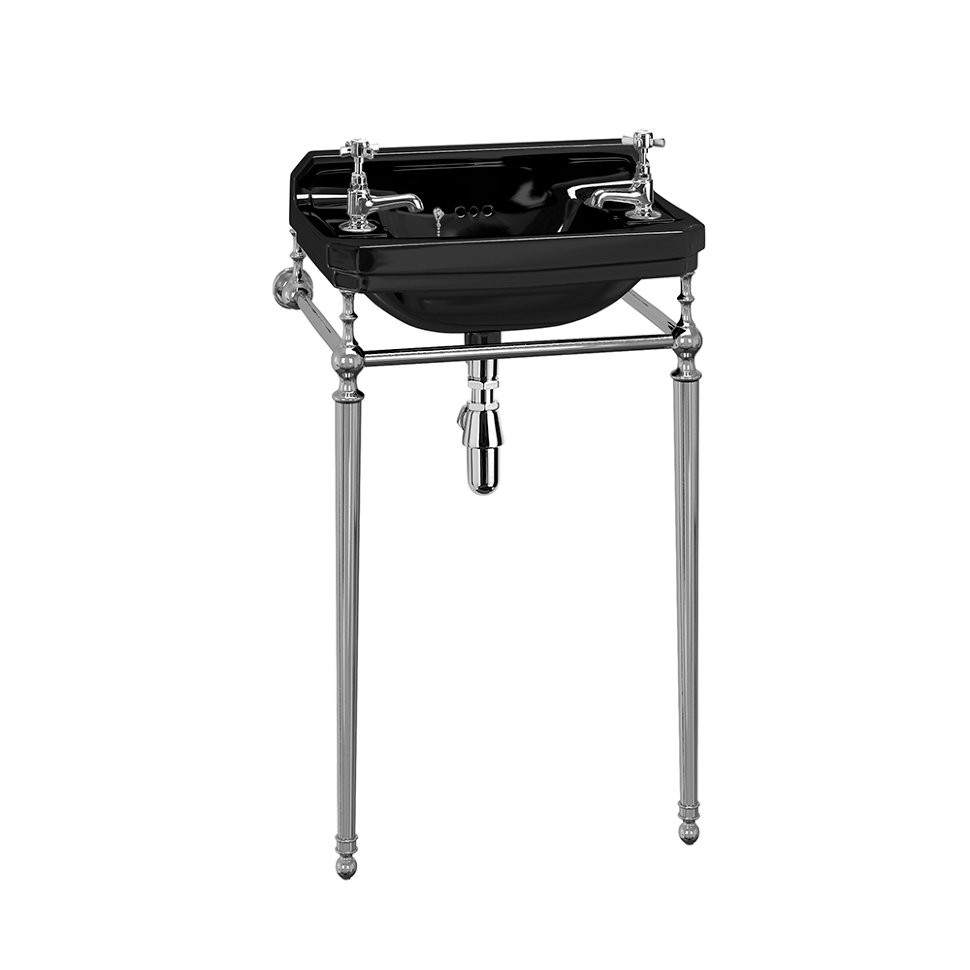 B8 2TH JET, T21A CHR Напольная раковина стоящая овальная Burlington  - Вид №1