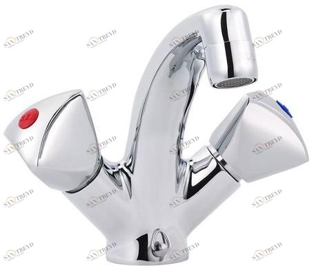 rvb Смеситель для умывальника на столешницу без сливного отверстия Trio 1001.--.40