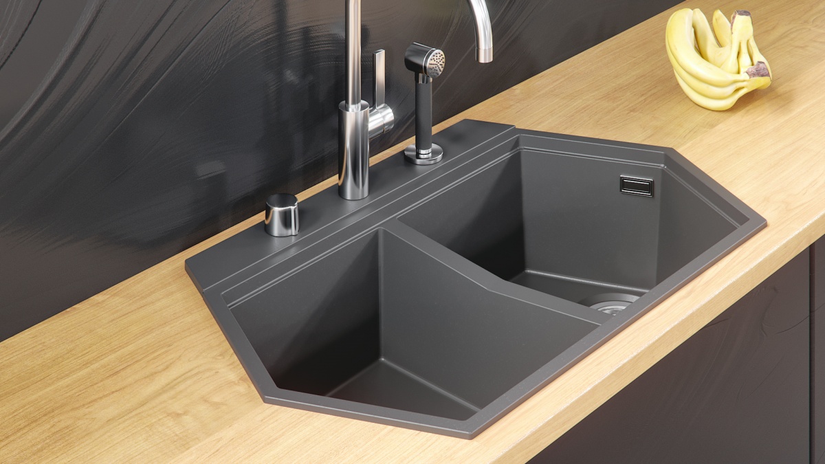 Подставка под смеситель Wing-Gulf серая KIT KRAKEN  - Вид №3