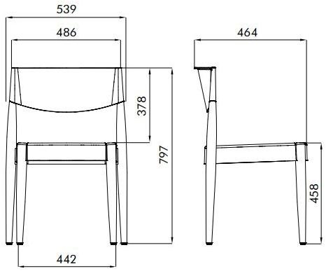 ALMA DESIGN Деревянный стул Virna sun-id-1485096 - Вид №3