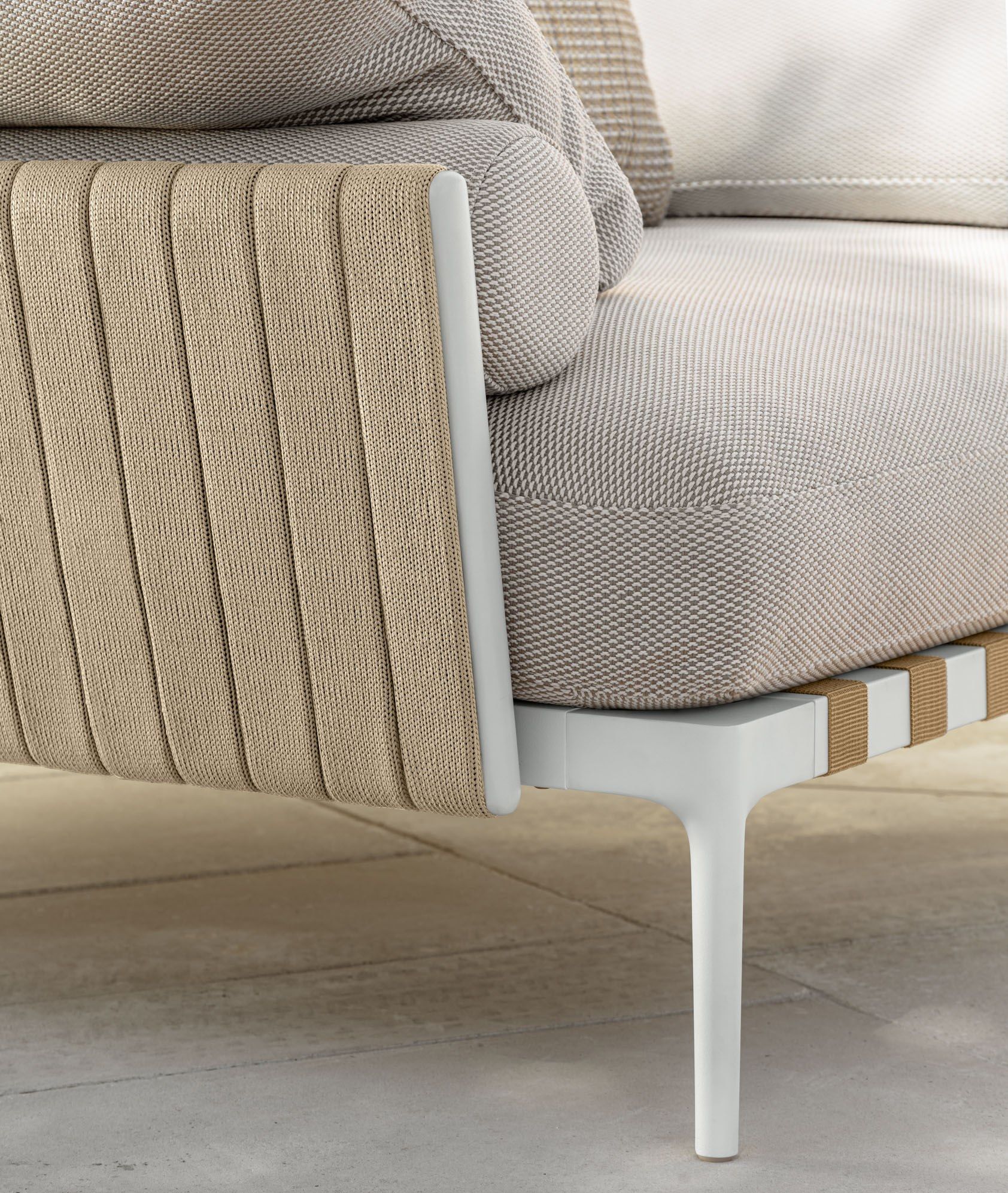 4-местный тканевый съемный садовый диван Talenti Salinas ARCH-00001047 - Вид №4