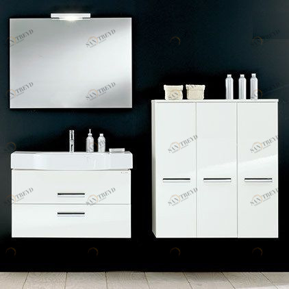 WALL1 Комплект мебели cm 90 (p. 35/45) + 90(p. 35) Berloni Bagno 43295