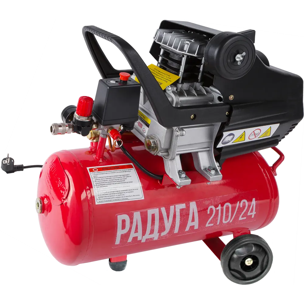 Компрессор FoxWeld Радуга, 24 л 210 л/мин. 1.5 кВт STLM-2115202