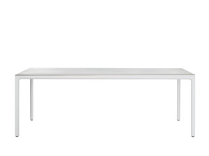 Керамический прямоугольный садовый стол