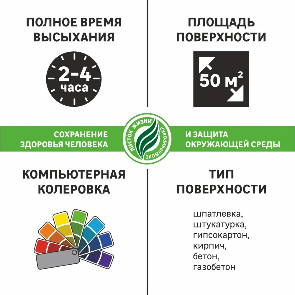 LUXENS Матовая краска для влажных помещений с онлайн-колеровкой 81963490 STLM-0015605 - Вид №4