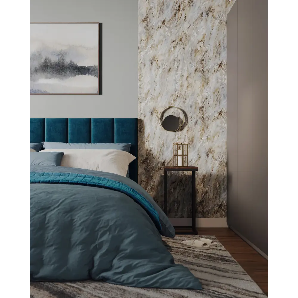 Столик журнальный приставной 45x30x65 см цвет черный дуб DREAM RIVER STLM-2104988 - Вид №3