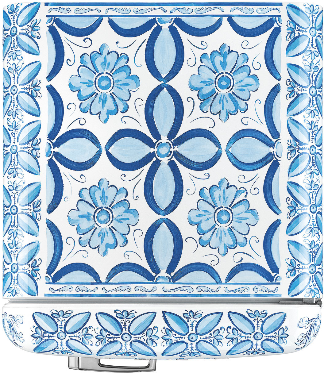 FAB28RDGM3 Холодильник / отдельностоящий однодверный холодильник, стиль 50-х годов, 60 см, серия divina cucina, майолика SMEG  - Вид №4