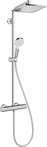 27281000 Crometta E Showerpipe 240 1jet EcoSmart с термостатом Hansgrohe