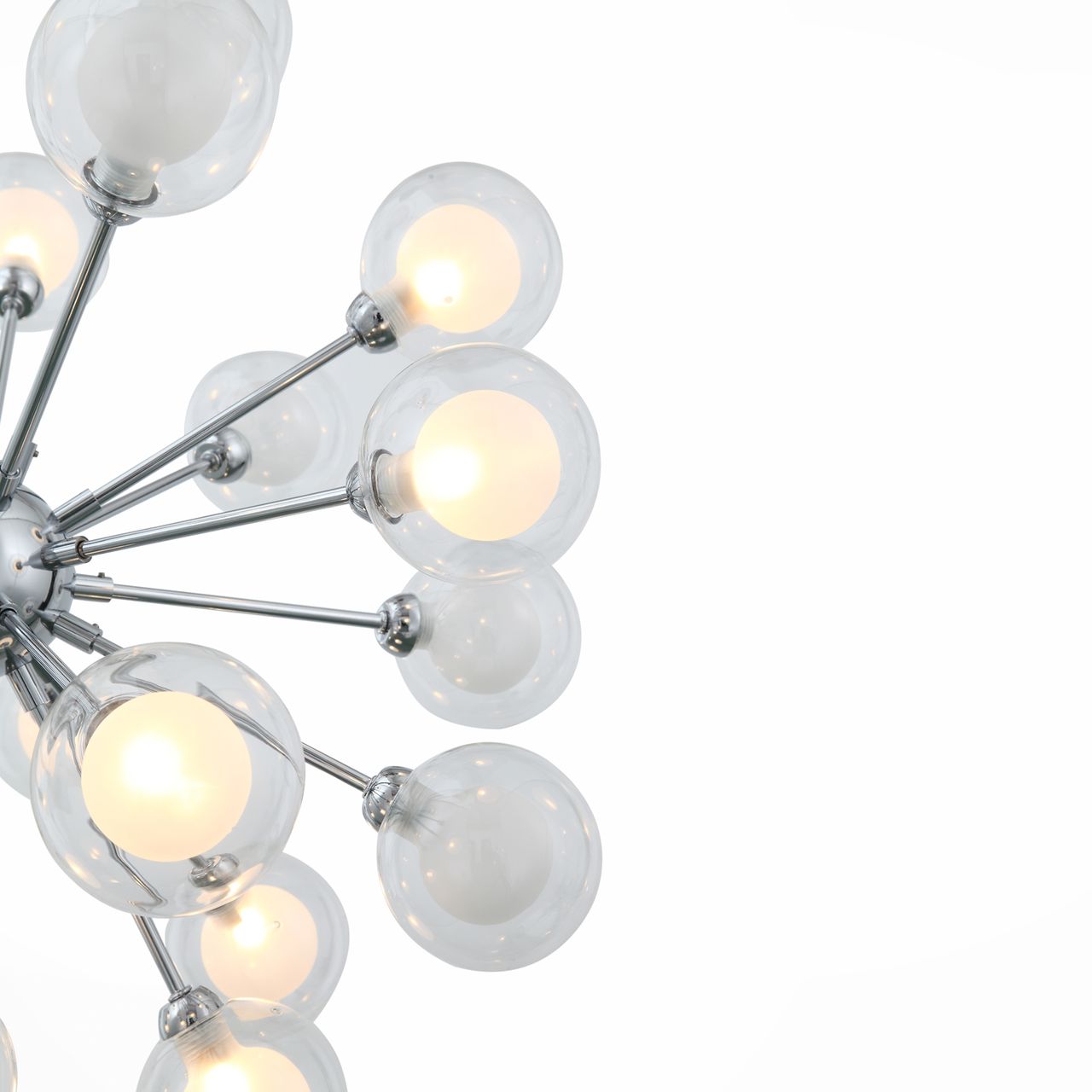 Подвесная люстра ST Luce Dualita SL431.103.13 ST LUCE ДИЗАЙНЕРСКИЕ, DUALITA, ШАР 108687 Хром  - Вид №1