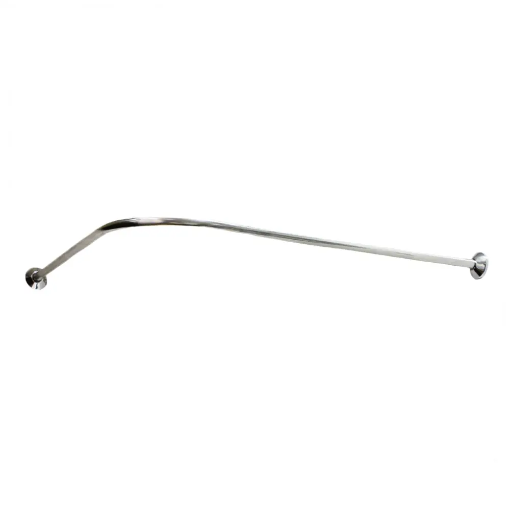 Карниз для ванной Go Go Г-образный 150x70 см нержавеющая сталь цвет хром STLM-2082654