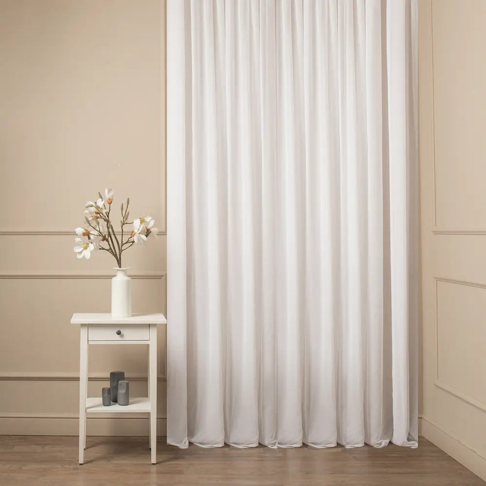 Тюль 1 п/м вуаль Easy 280 см 60 г/м² цвет белый 89462592 STLM-2144060 TEX REPUBLIC 