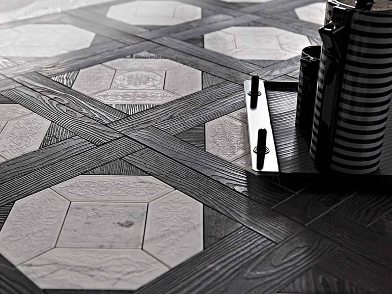 Lithos Mosaico Italia Мраморный пол под дерево Acquaforte sun-id-1384525 - Вид №1