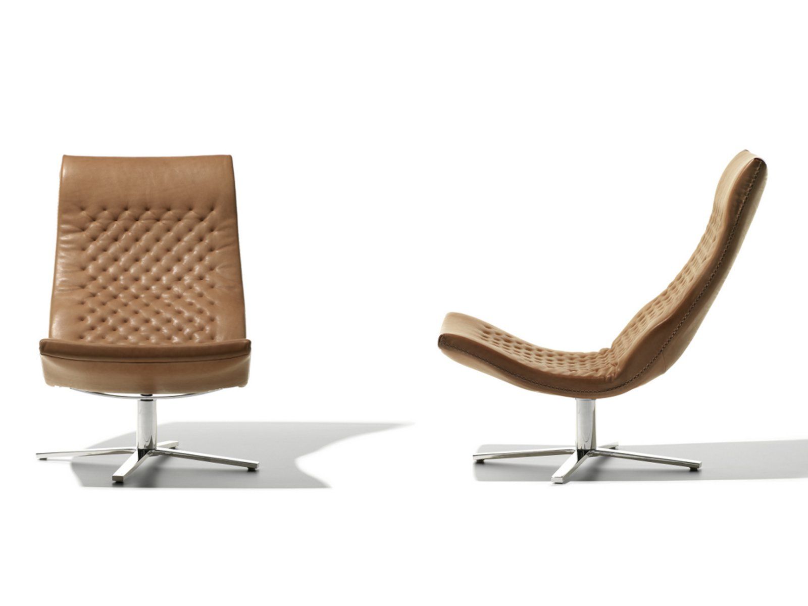 Вращающееся кресло с кожаными спицами de Sede DS-51 SLIM ARCH-00044774 - Вид №9