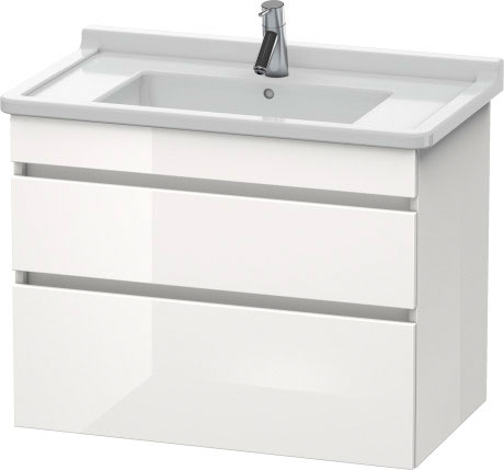 DS648803131 Тумбочка подвесная DuraStyle #DS6488 800 x 470 мм Сосна серебристая, декор Duravit - Вид №2