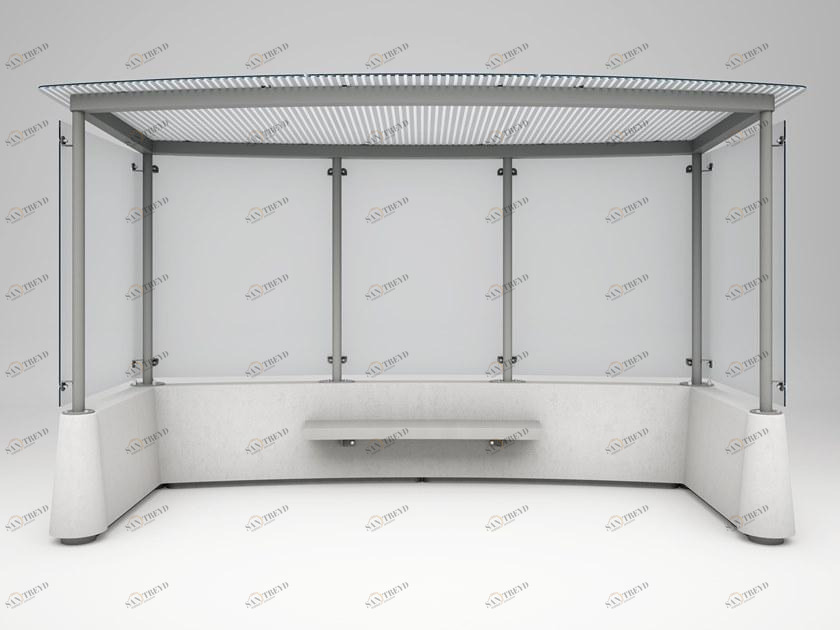 Bellitalia Укрытие из стали и стекла для автобусной остановки sun-id-1412184