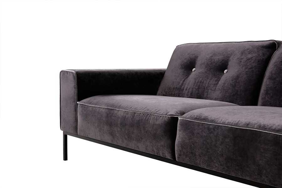 Трехместный диван VILLE черный Sits S1706 - Вид №6