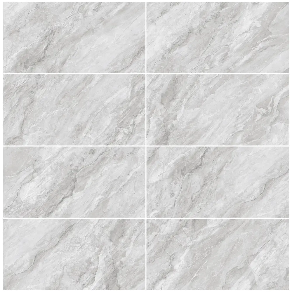 Глазурованный керамогранит Duna Scion Grey Reflex Punch 60x120 см 1.44 м² лаппатированный цвет серый STLM-2008281 - Вид №1