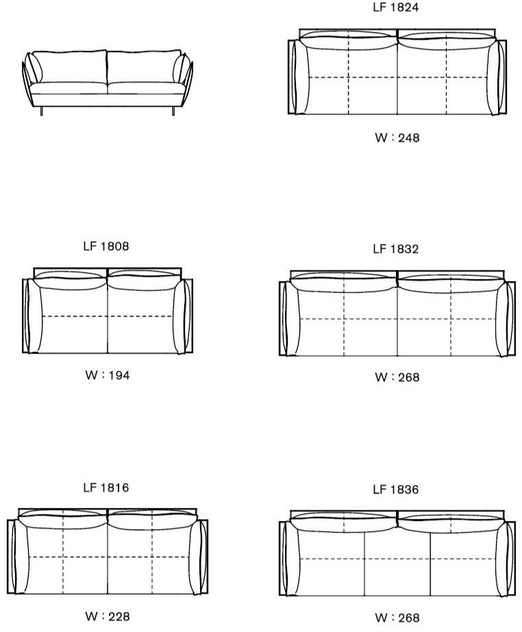 Ritzwell & Co. 3-х местный тканевый диван со съемным чехлом Light field sun-id-1431269 - Вид №2