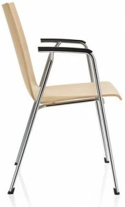 Brunner Штабелируемый стул для конференций из дерева с подлокотниками First