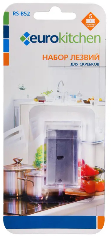 91068797 Скребок Eurokitchen RS-B52 металл/пластик цвет металлик STLM-0861559