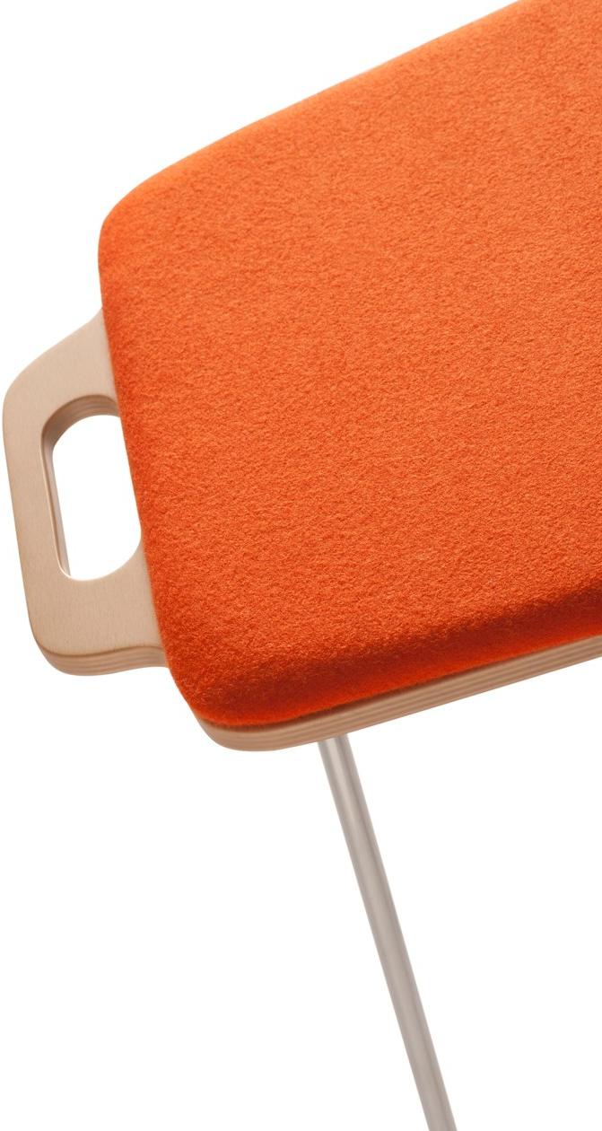 Capdell Табурет с высокими санками и встроенной подушкой Tic sun-id-1426744 - Вид №2