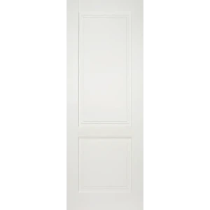 Дверь межкомнатная глухая Кристал 80x200 см цвет пломбир