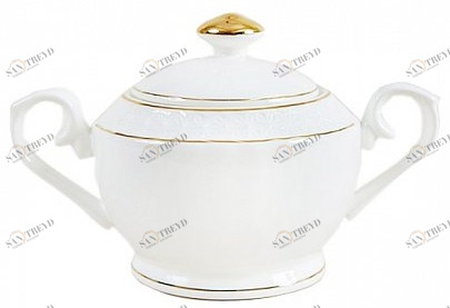 Сахарница с ручками The snow Queen круг 500 мл КОРАЛЛ THE SNOW QUEEN 029646 Белый 