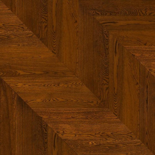 Паркет Ёлка Marco Ferutti Louvre Коньяк Дуб Любая на выбор (Гладкая) 585х125 мм 2600700101 - Вид №3