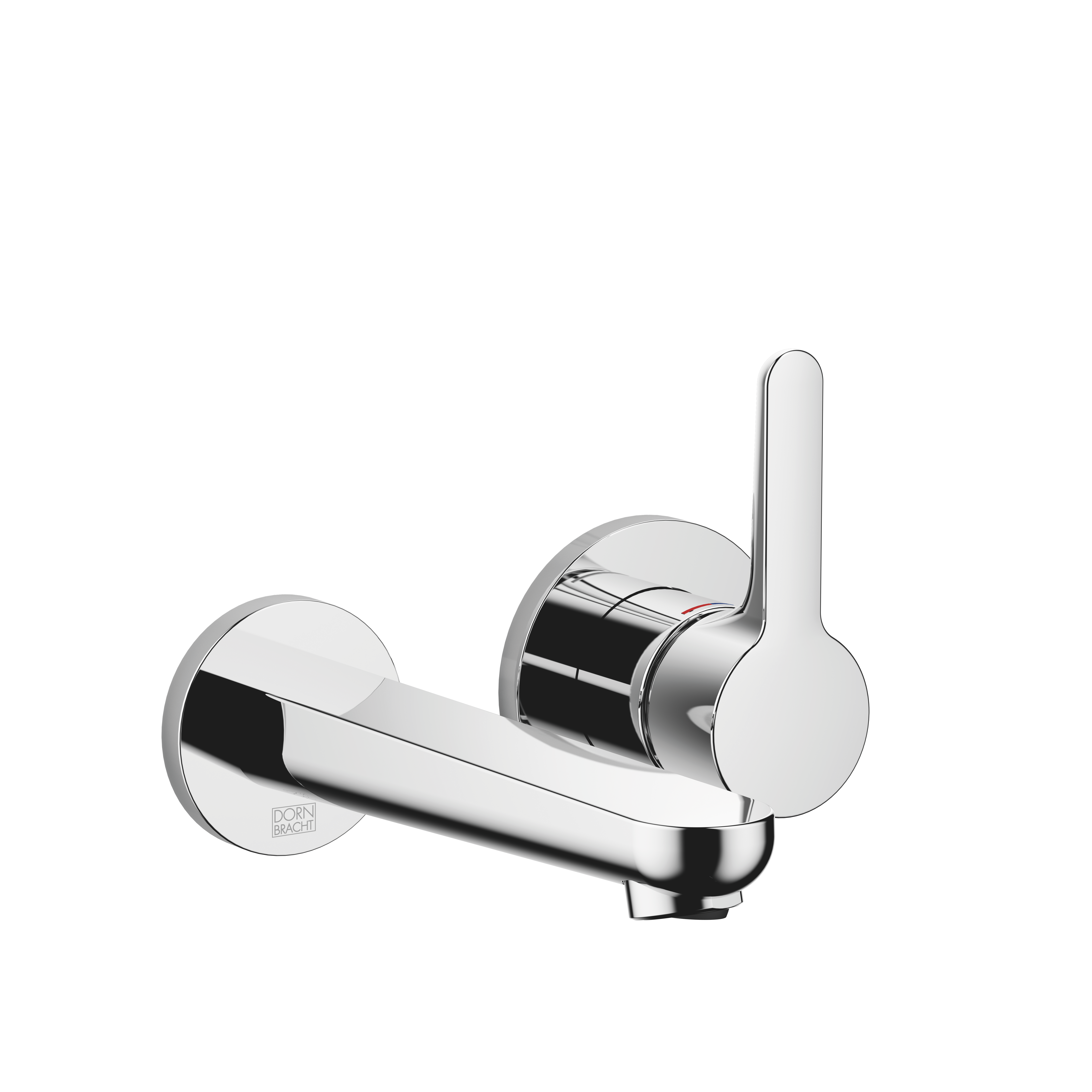 ДОРНБРАХТ ЯМОУ Смеситель для раковины, однорычажный, настенный, без донного клапана - Хром DornBracht YAMOU 36860831-00