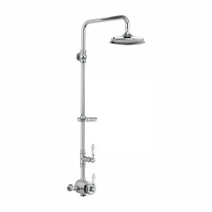 Душевая стойка c внешним термостатом BF2S c душевой насадкой 12'' Stour Burlington BF2S, V60/ARCV60 CHR
