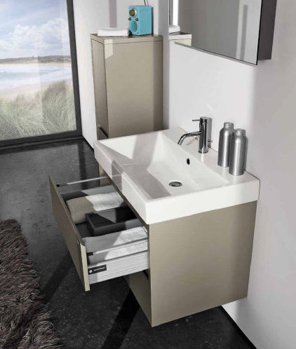 QUBE5 Комплект мебели cm 75+30 Berloni Bagno 43241 - Вид №2