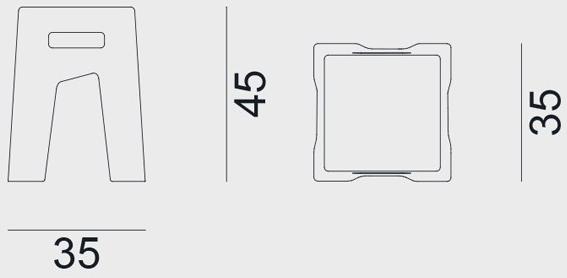 Gervasoni Табурет / журнальный столик из алюминия Inout sun-id-1411617 - Вид №4