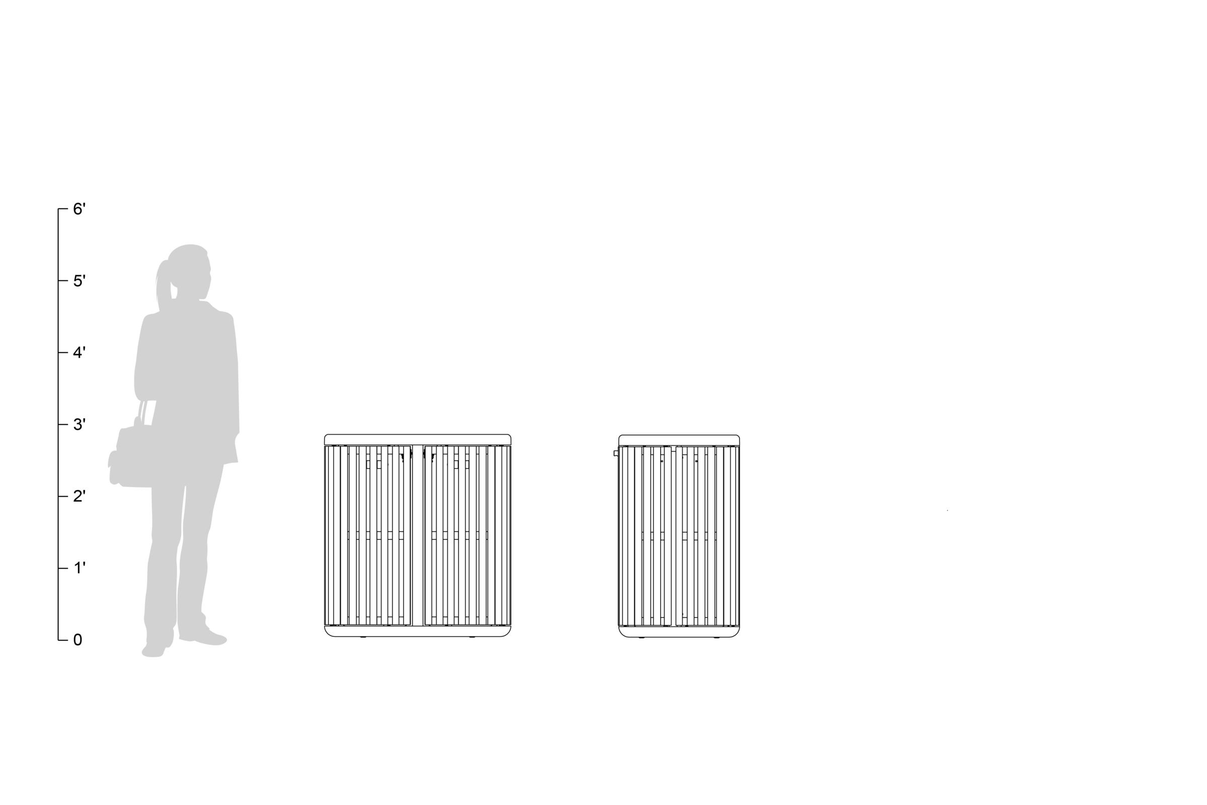 FSRT182 Tonyo мусор и контейнер для вторичной переработки  Forms-surfaces  - Вид №16