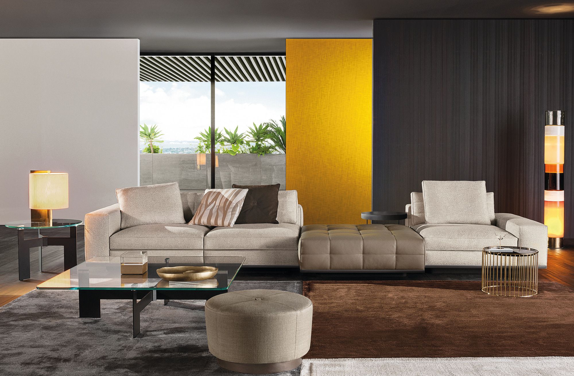 Модульный тканевый диван Minotti ARCH-00037891 - Вид №18