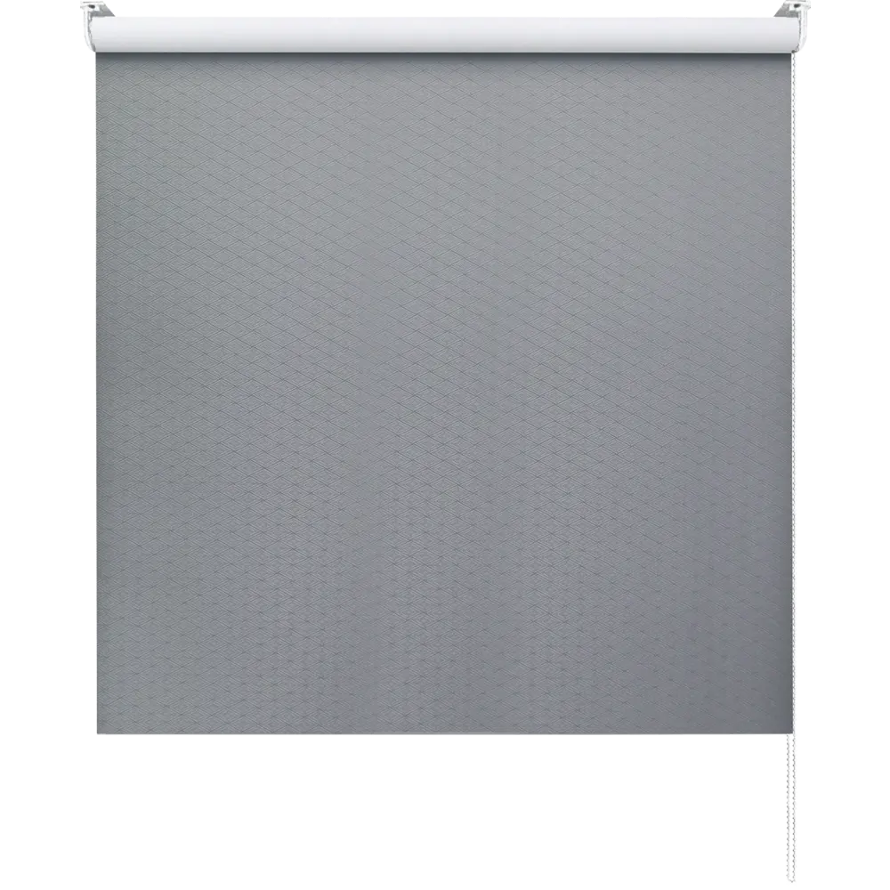 Штора рулонная блэкаут Ромб 120x175 см серая ЭСКАР STLM-2171573