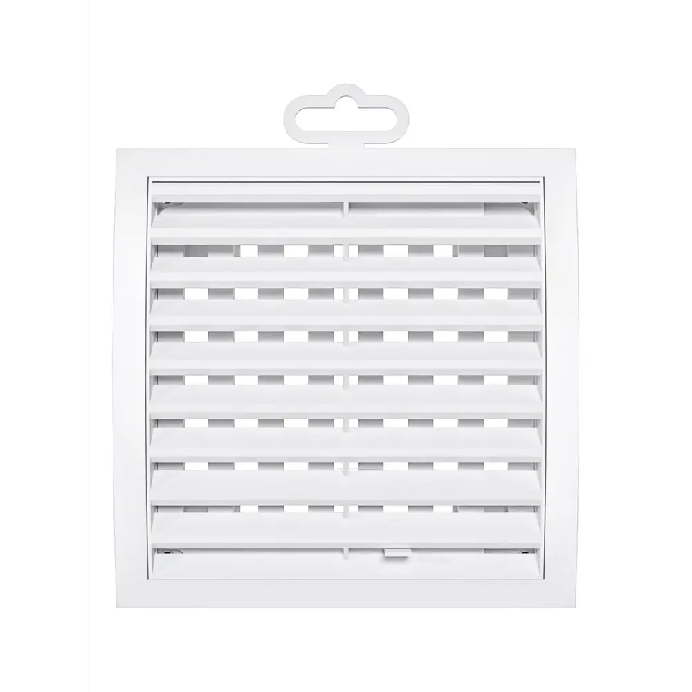 Вентиляционная решетка регулируемая Fonet 150x150 мм пластик цвет белый STLM-2144139 - Вид №1