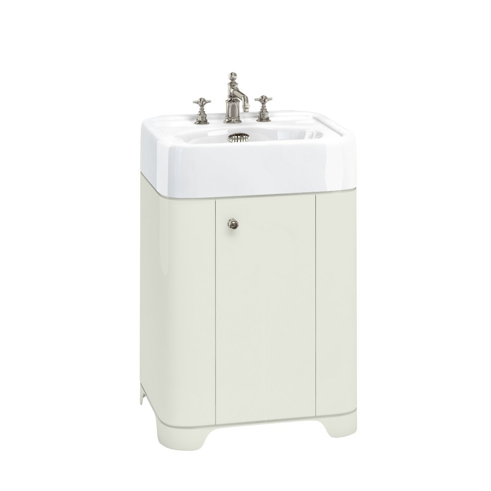 Раковина 600мм с тумбой, цвет песочный Arcade Burlington ARC600 1TH, ARC9C - Вид №4