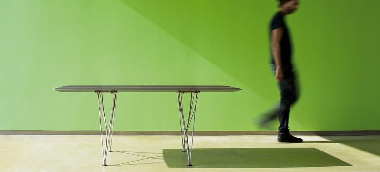 007317 Стол "B" Steel BD Barcelona Design "B" collection  - Вид №1