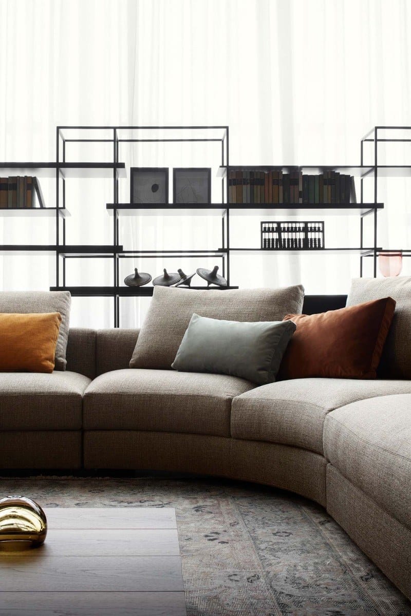 Угловой диван из ткани с полуостровом Lema Venise ARCH-00125173 - Вид №15