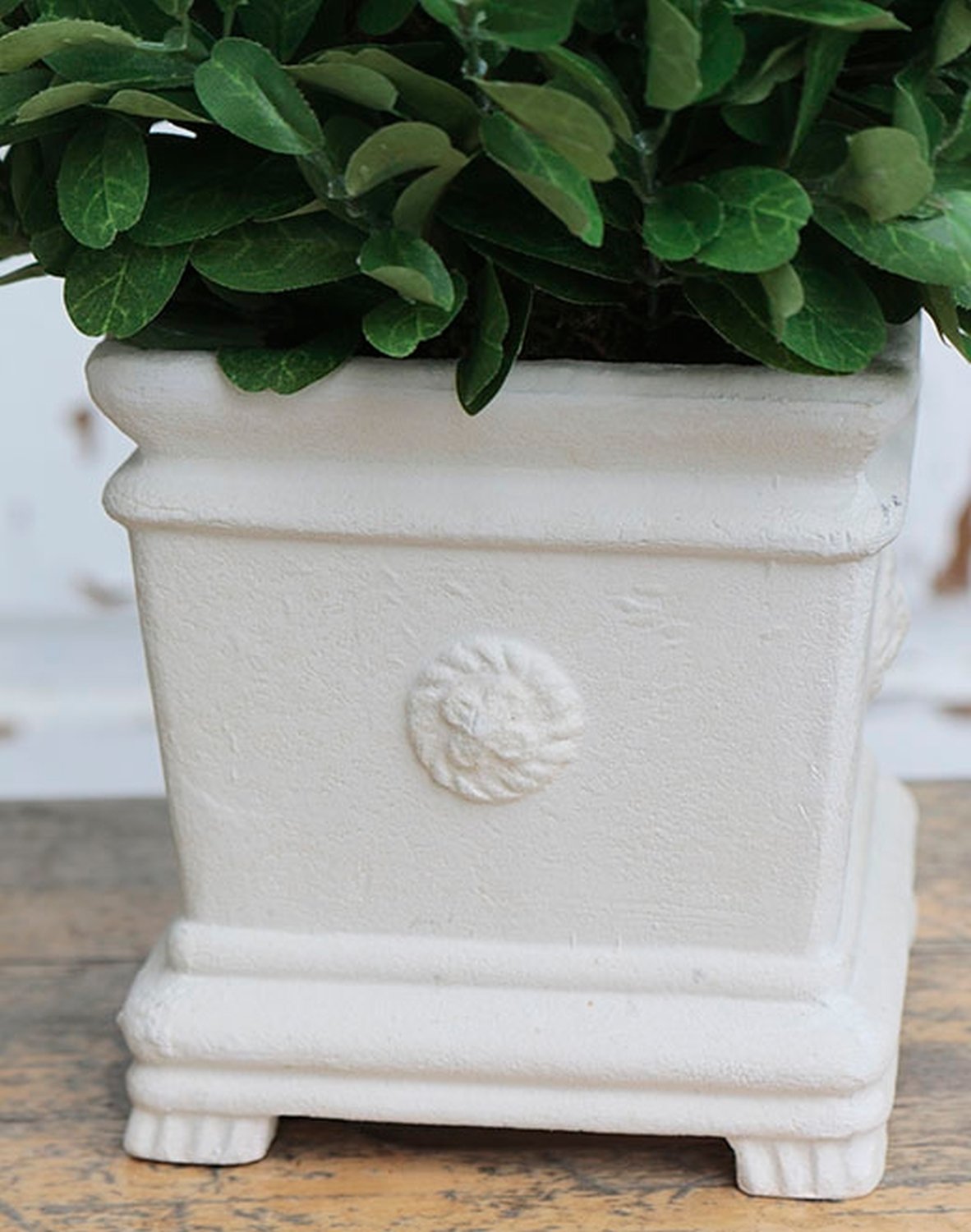 4992 883 a2 Искусственный шар самшит, горшок, 31 см, Ø 21 см, зеленый H-andreas 