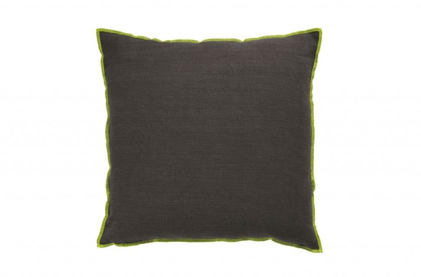 Gruppo Tomasella Однотонная квадратная подушка из ткани sun-id-1424743 - Вид №2