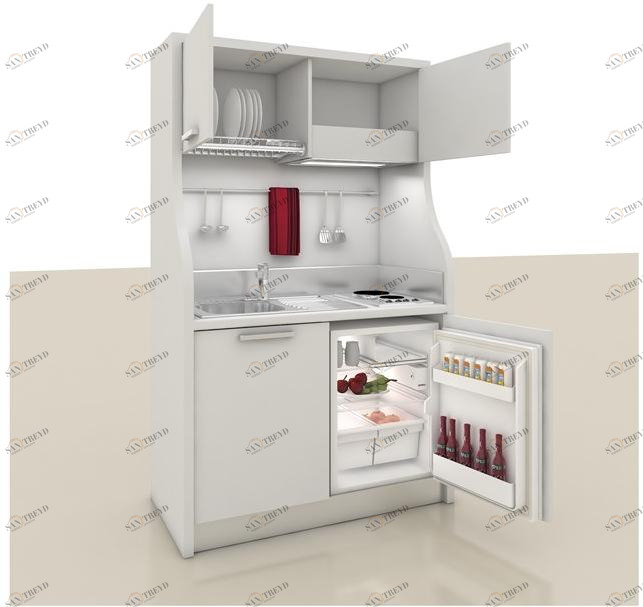 Mobilspazio Мини-кухня из дерева Zeus K147