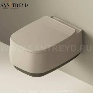 FG118GQSP Подвесной унитаз настенный Серый Ceramica Flaminia Flag Италия