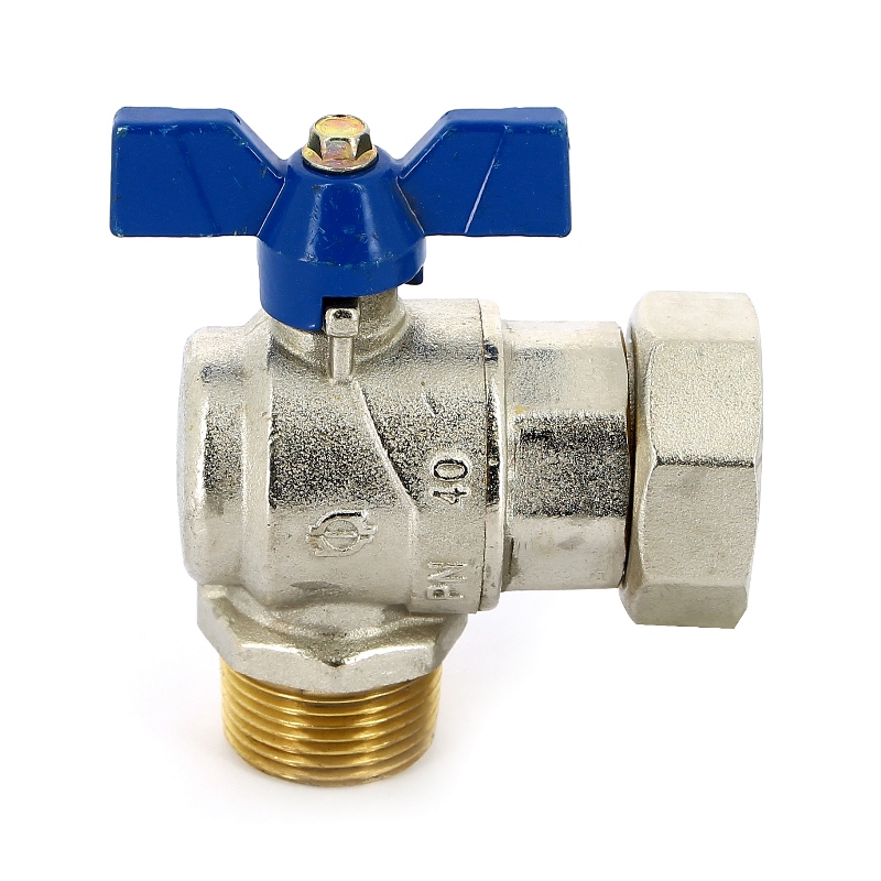 Кран шаровой НВ угловой EVOLUTION бабочка F.I.V. 1"х1"1/4 FIV 6777R085