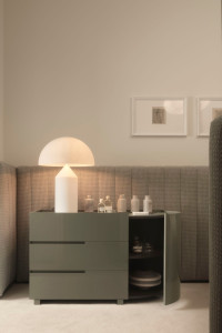 Модульный деревянный комод со встроенными ручками