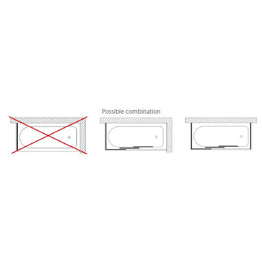 42356 Душевое ограждения на борт вынны Samo Италия Bath Screens - Вид №1
