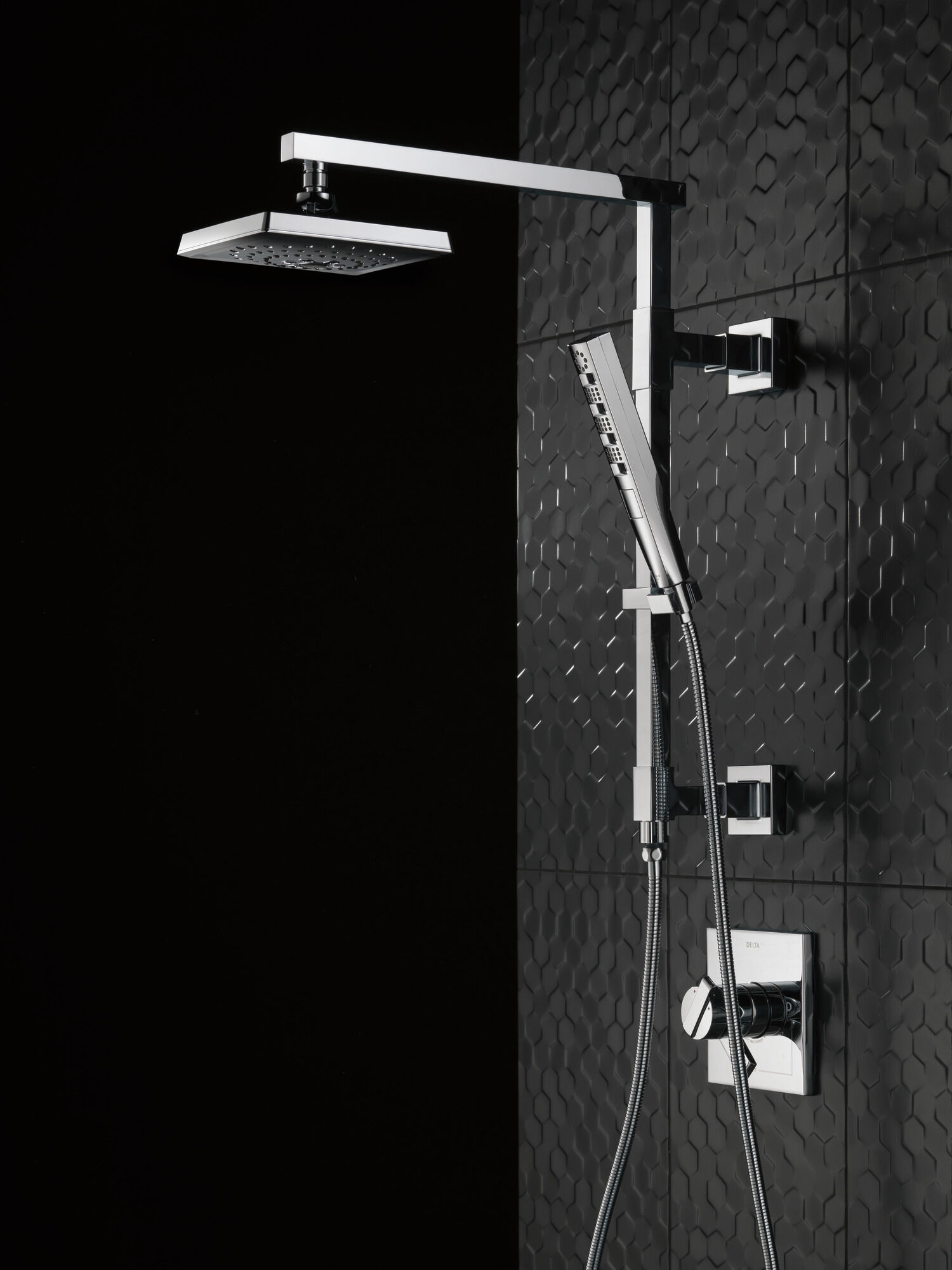 58410-RB Душевая колонна угловая 18 дюймов Delta Faucet Universal Showering Венецианская бронза  - Вид №22