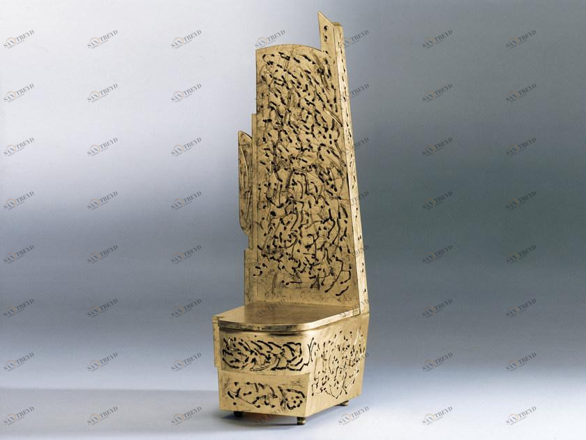 Кресло / скульптура сусального золота Mirabili arte d'abitare Santreyd sun-id-1406701
